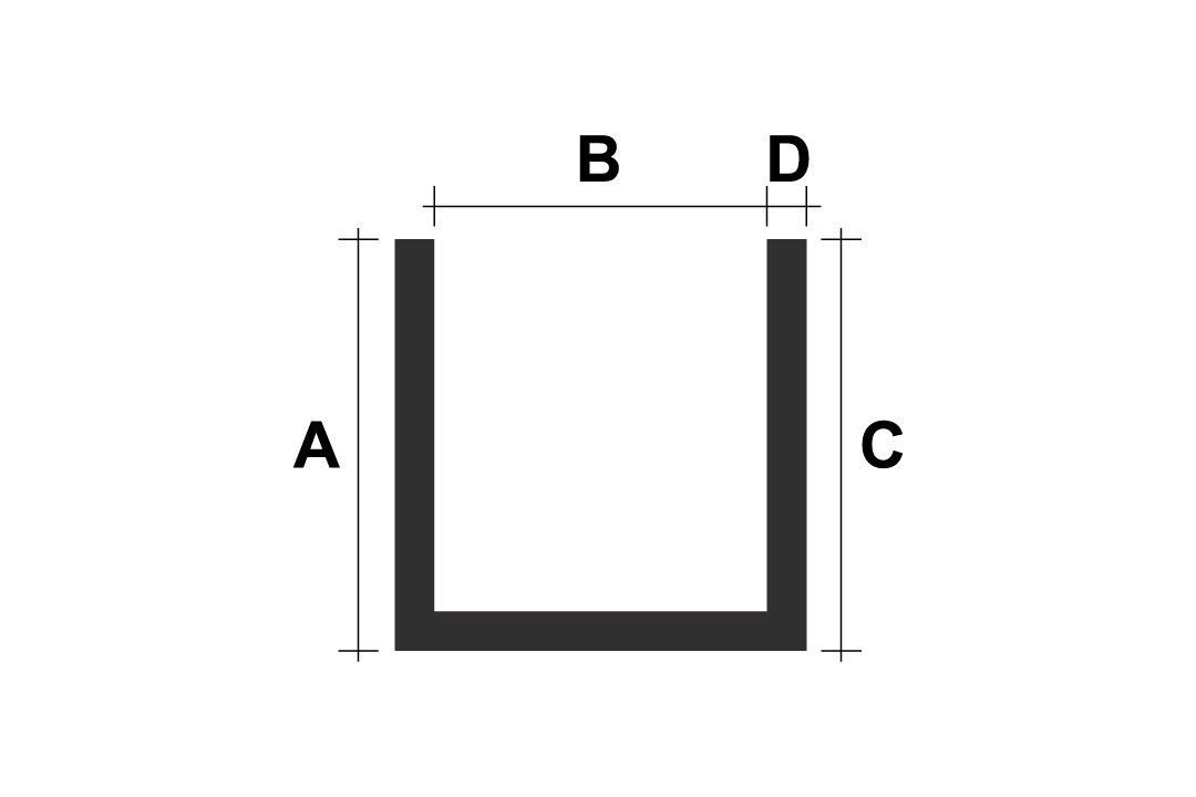 U-Profile  CF-kunststoffprofile