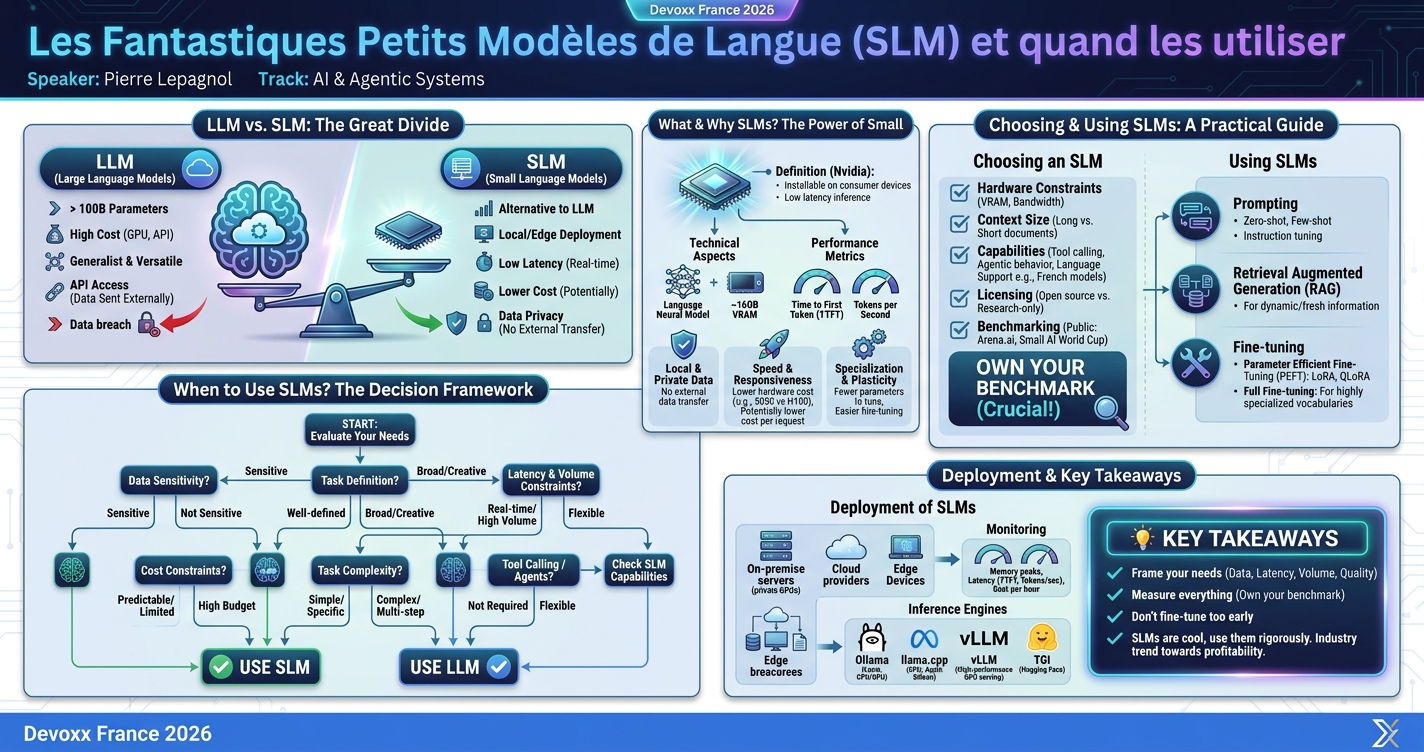 Les Fantastiques Petits Modèles de Langue (SLM) et quand les utiliser infographic
