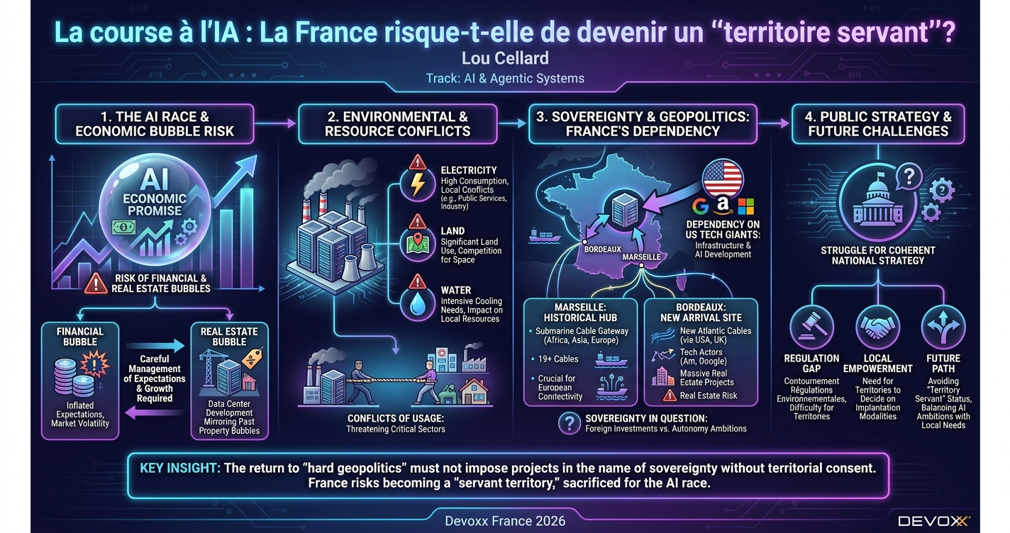 La course à l’IA : La France risque-t-elle de devenir un "territoire servant"? infographic