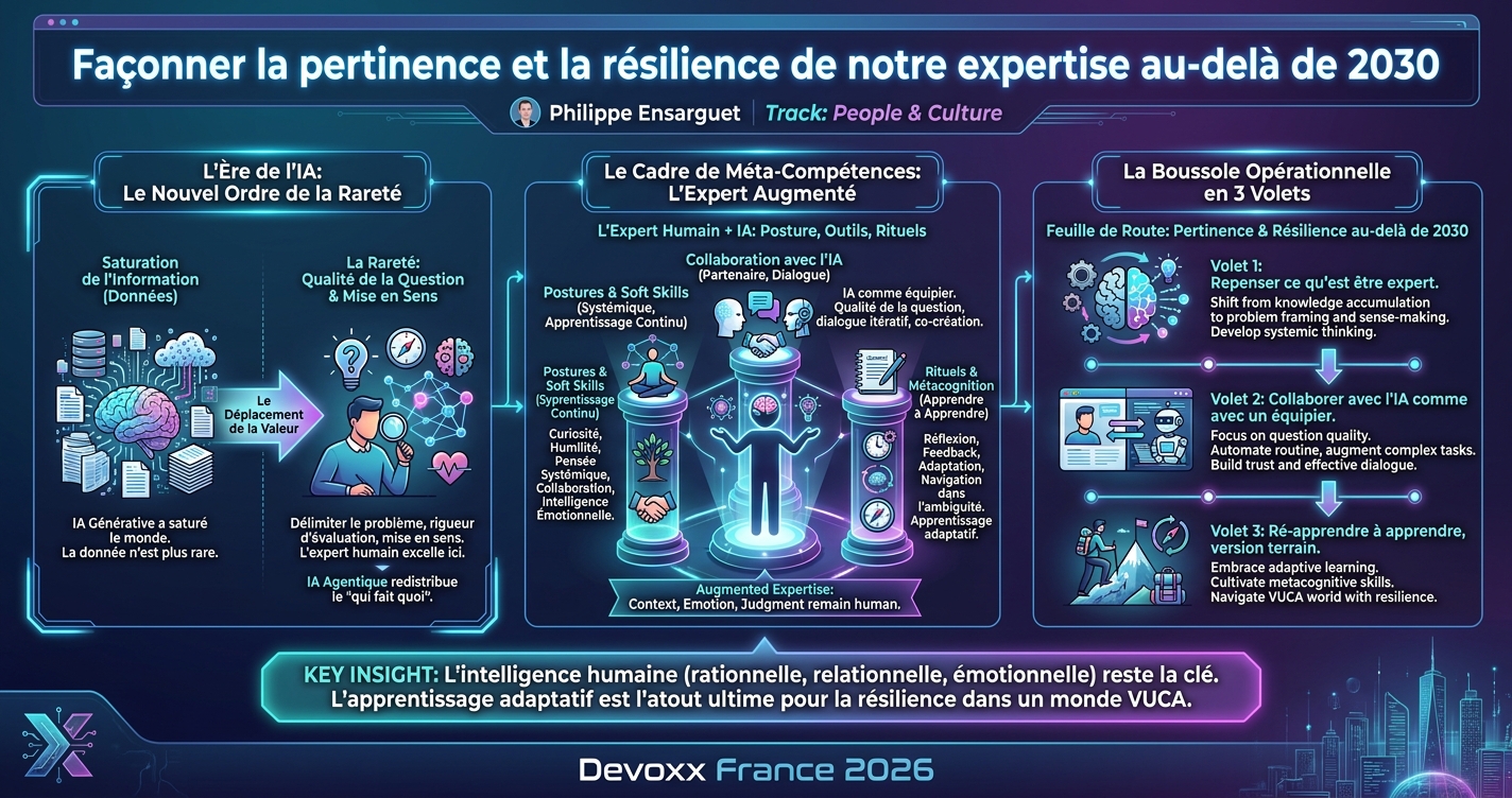 Façonner la pertinence et la résilience de notre expertise au-delà de 2030 infographic