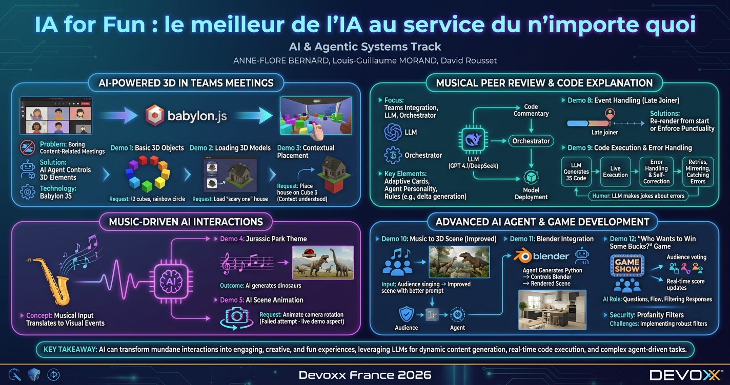 IA for Fun : le meilleur de l’IA au service du n’importe quoi infographic