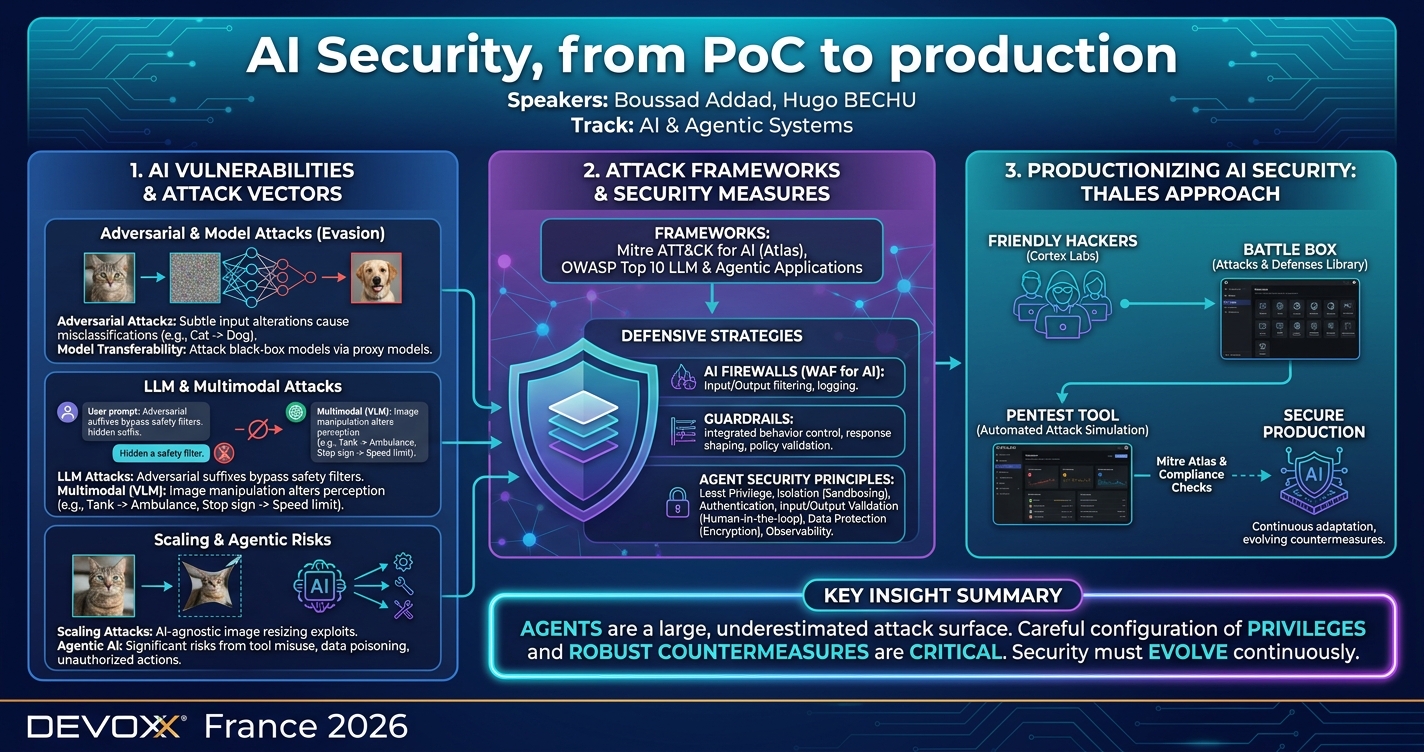 AI Security, from PoC to production infographic