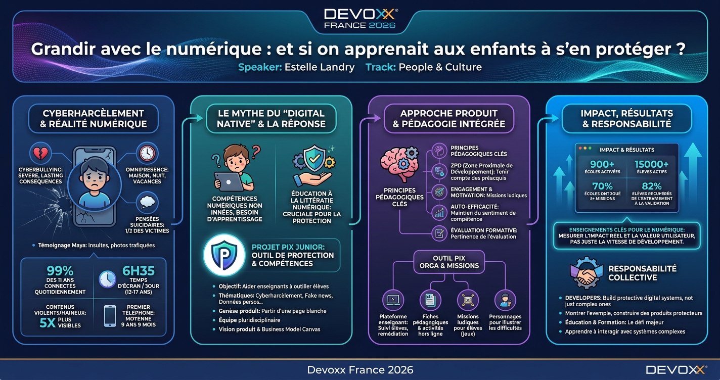 Grandir avec le numérique : et si on apprenait aux enfants à s’en protéger ? infographic