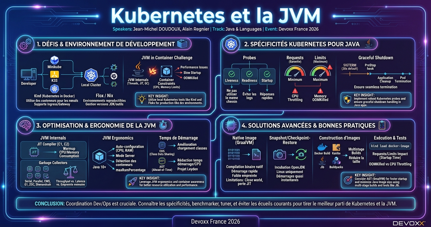 Kubernetes et la JVM infographic