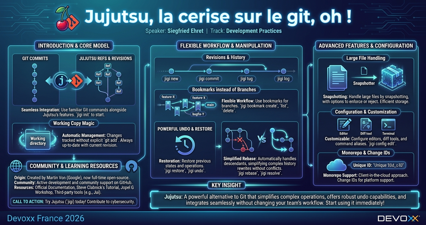 Jujutsu, la cerise sur le git, oh ! infographic