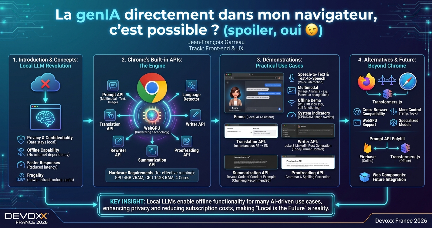 La genIA directement dans mon navigateur, c’est possible ? (spoiler, oui 😉) infographic