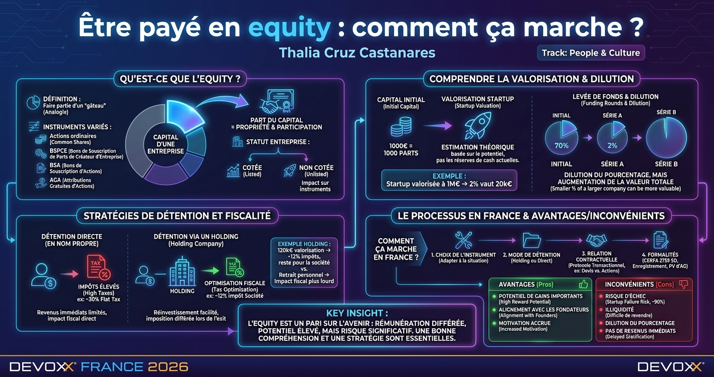 Être payé en equity : comment ça marche ? infographic