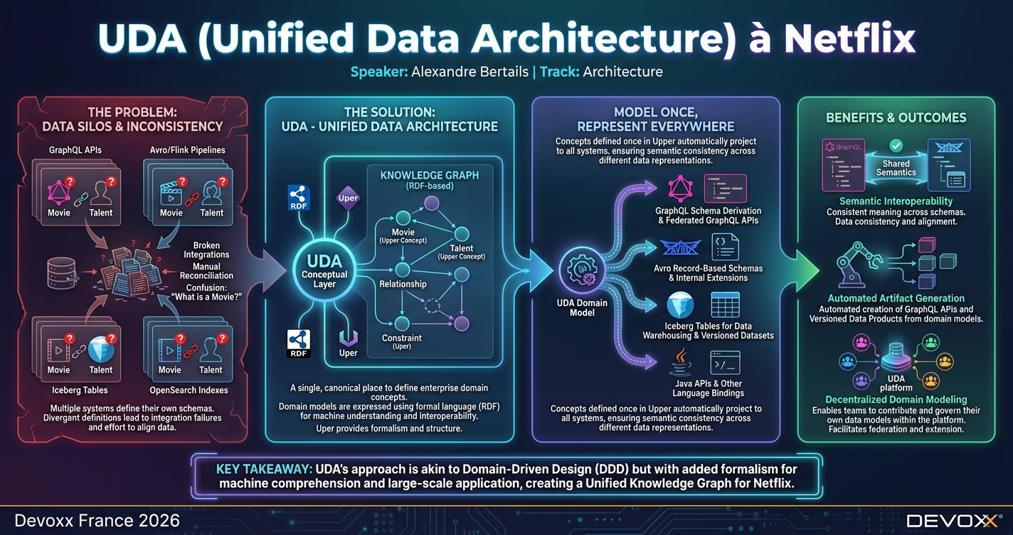 UDA (Unified Data Architecture) à Netflix infographic