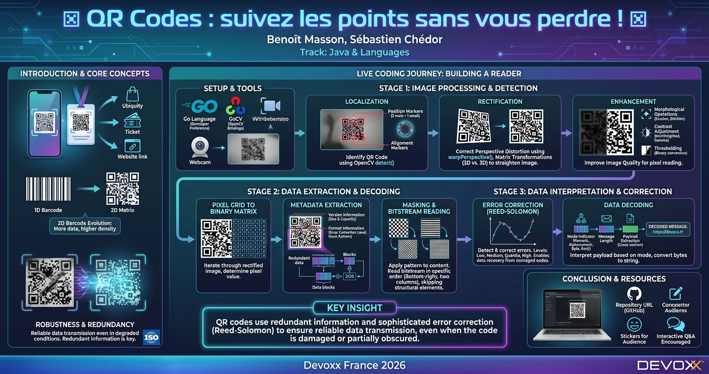 ▣ QR Codes : suivez les points sans vous perdre ! ▣ infographic