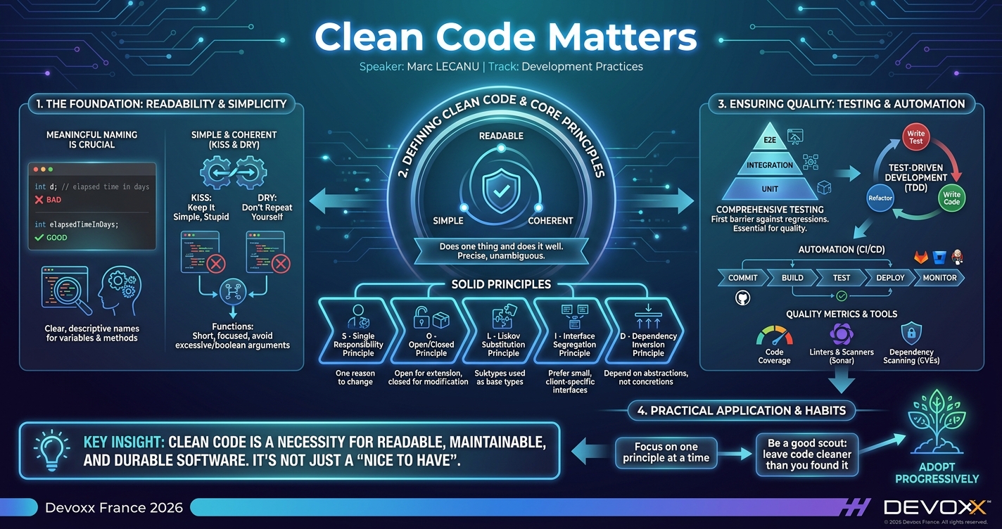 Clean Code Matters infographic
