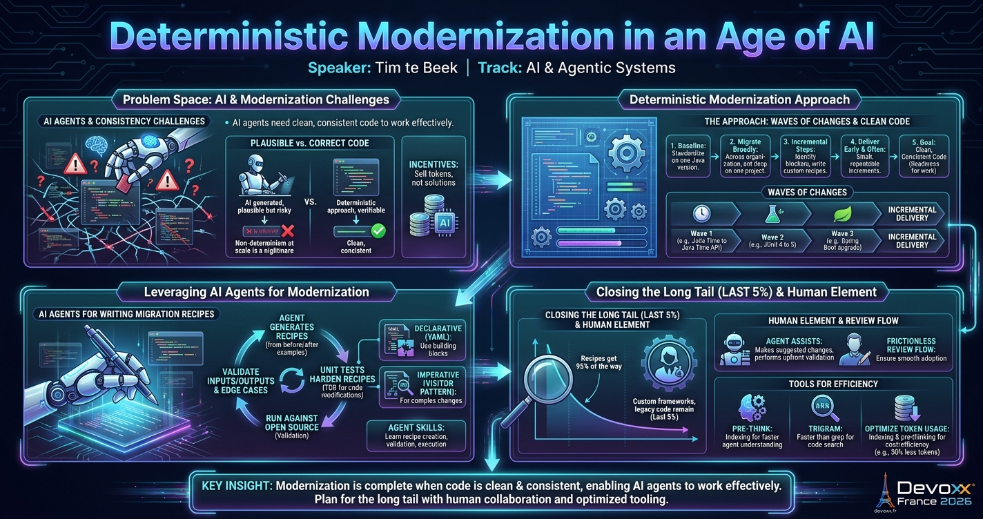 Deterministic modernization in an age of AI infographic