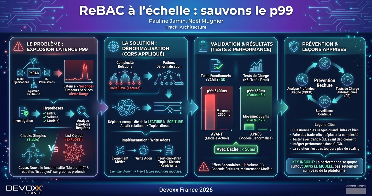 ReBAC à l'échelle : sauvons le p99 infographic