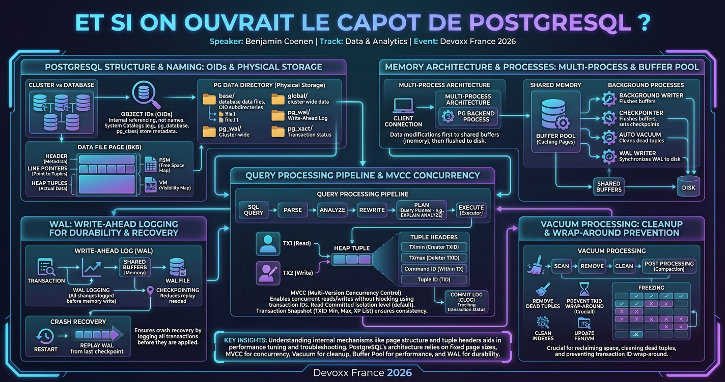 Et si on ouvrait le capot de PostgreSQL ? infographic
