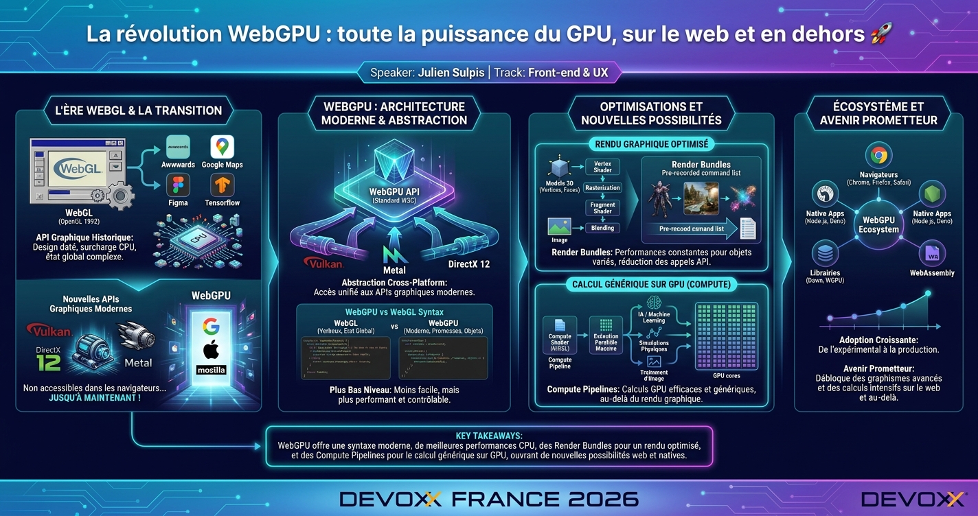 La révolution WebGPU : toute la puissance du GPU, sur le web et en dehors 🚀 infographic