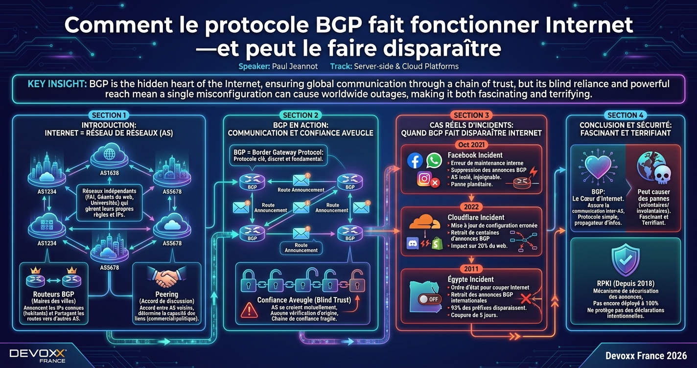 Comment le protocole BGP fait fonctionner Internet —et peut le faire disparaître infographic