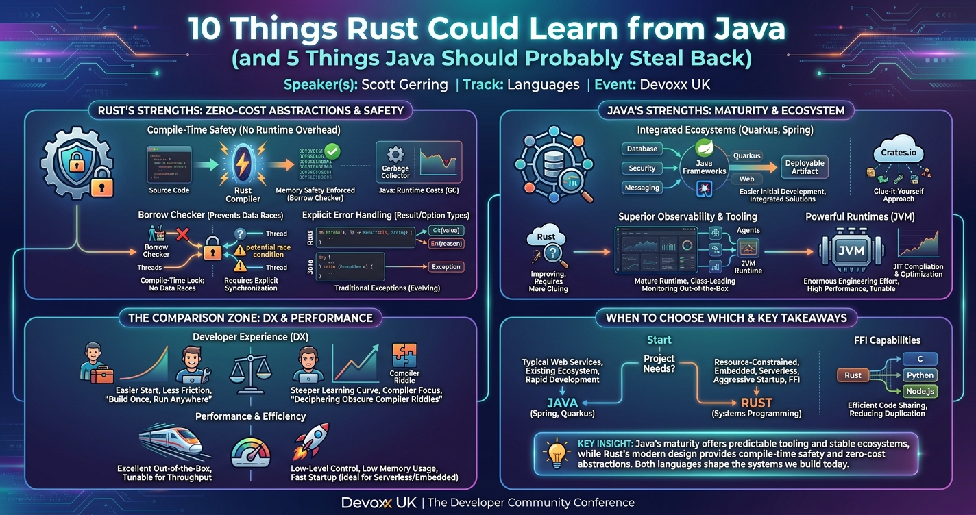 10 Things Rust Could Learn from Java (and 5 Things Java Should Probably Steal Back) infographic