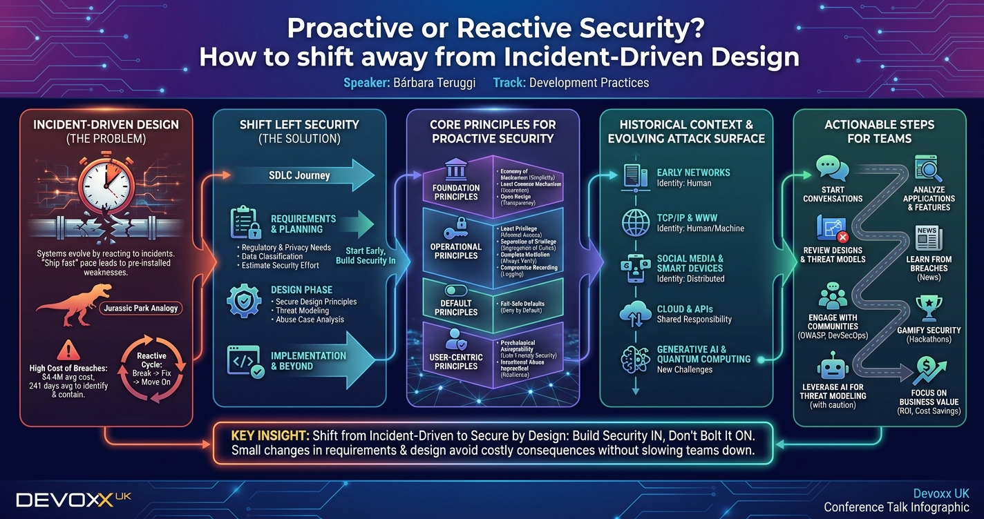 Proactive or Reactive Security? How to shift away from Incident-Driven Design infographic