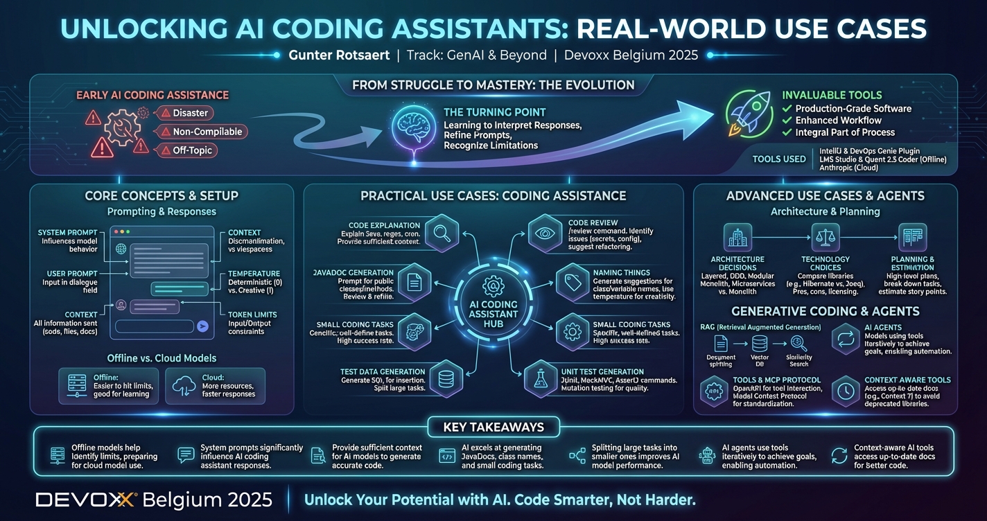 Unlocking AI Coding Assistants: Real-World Use Cases infographic