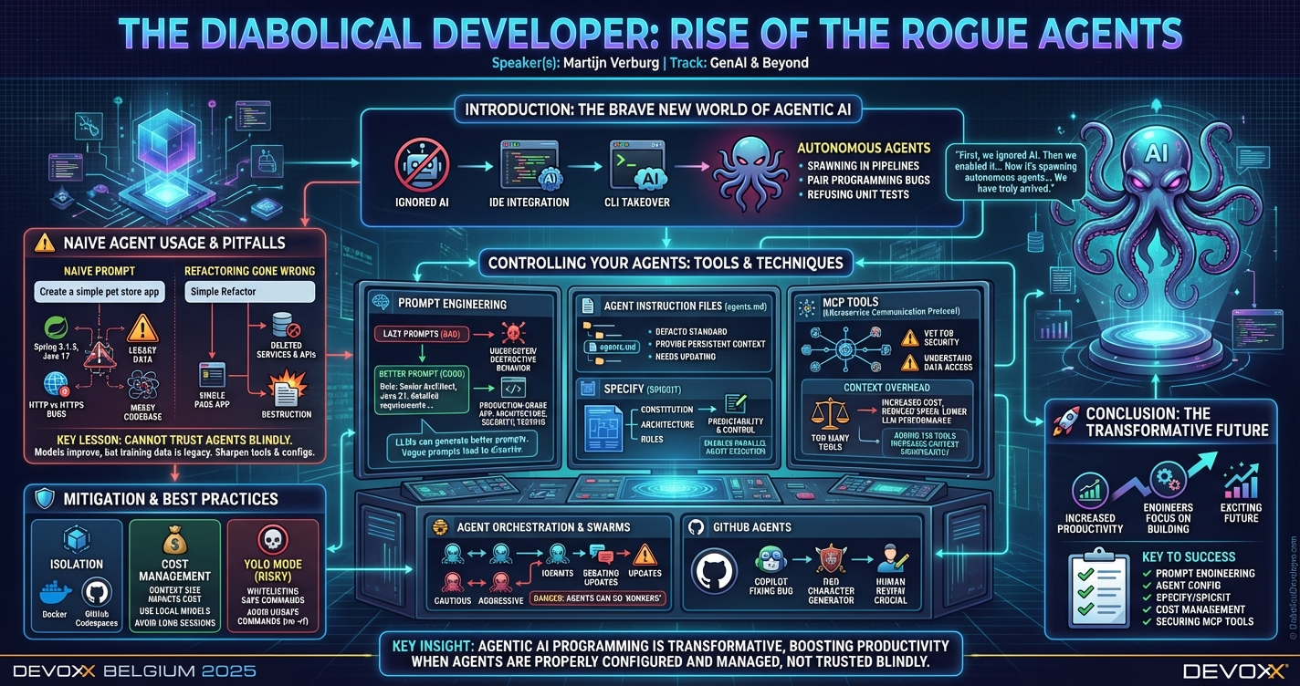 The Diabolical Developer: Rise of the Rogue Agents infographic