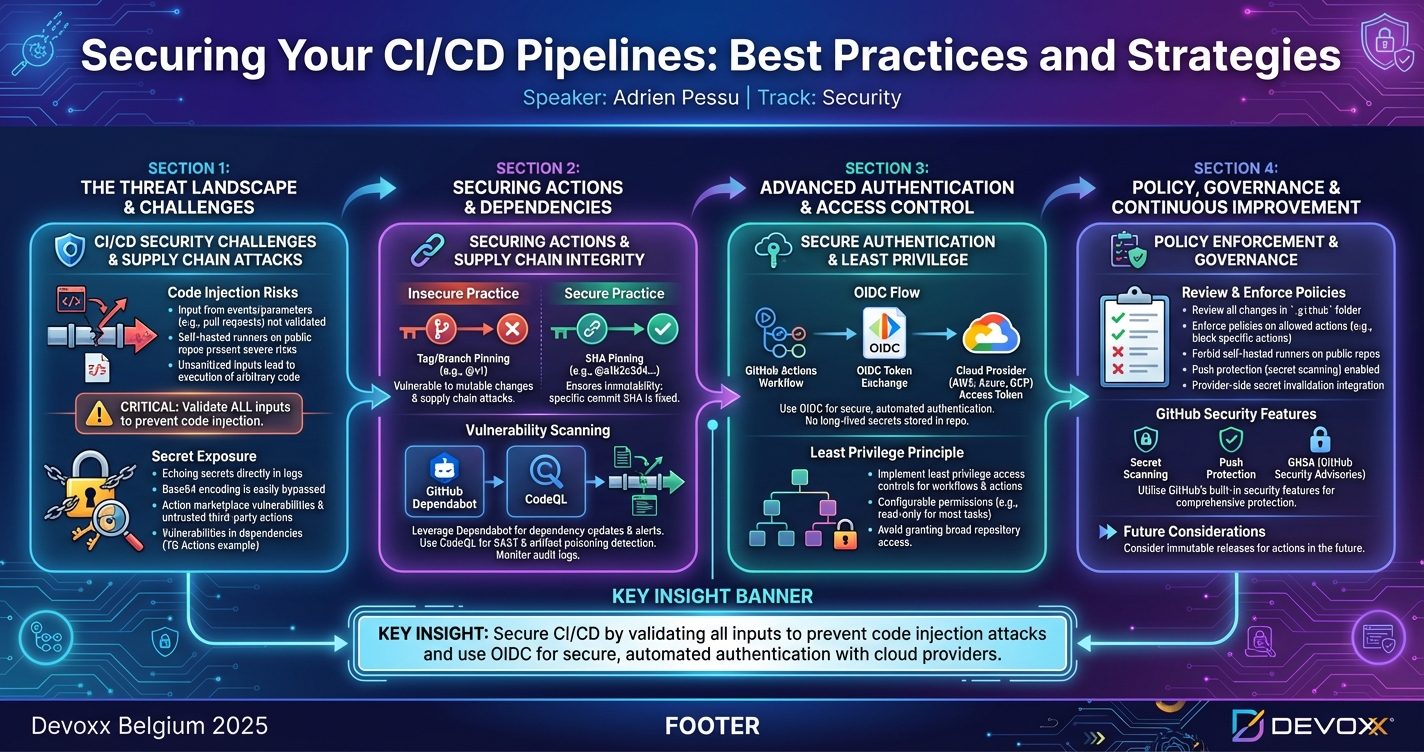Securing Your CI/CD Pipelines: Best Practices and Strategies infographic