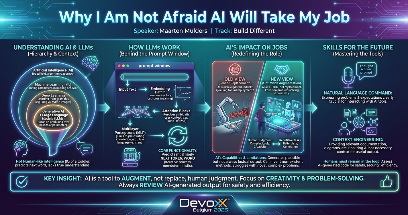 Why I Am Not Afraid AI Will Take My Job infographic