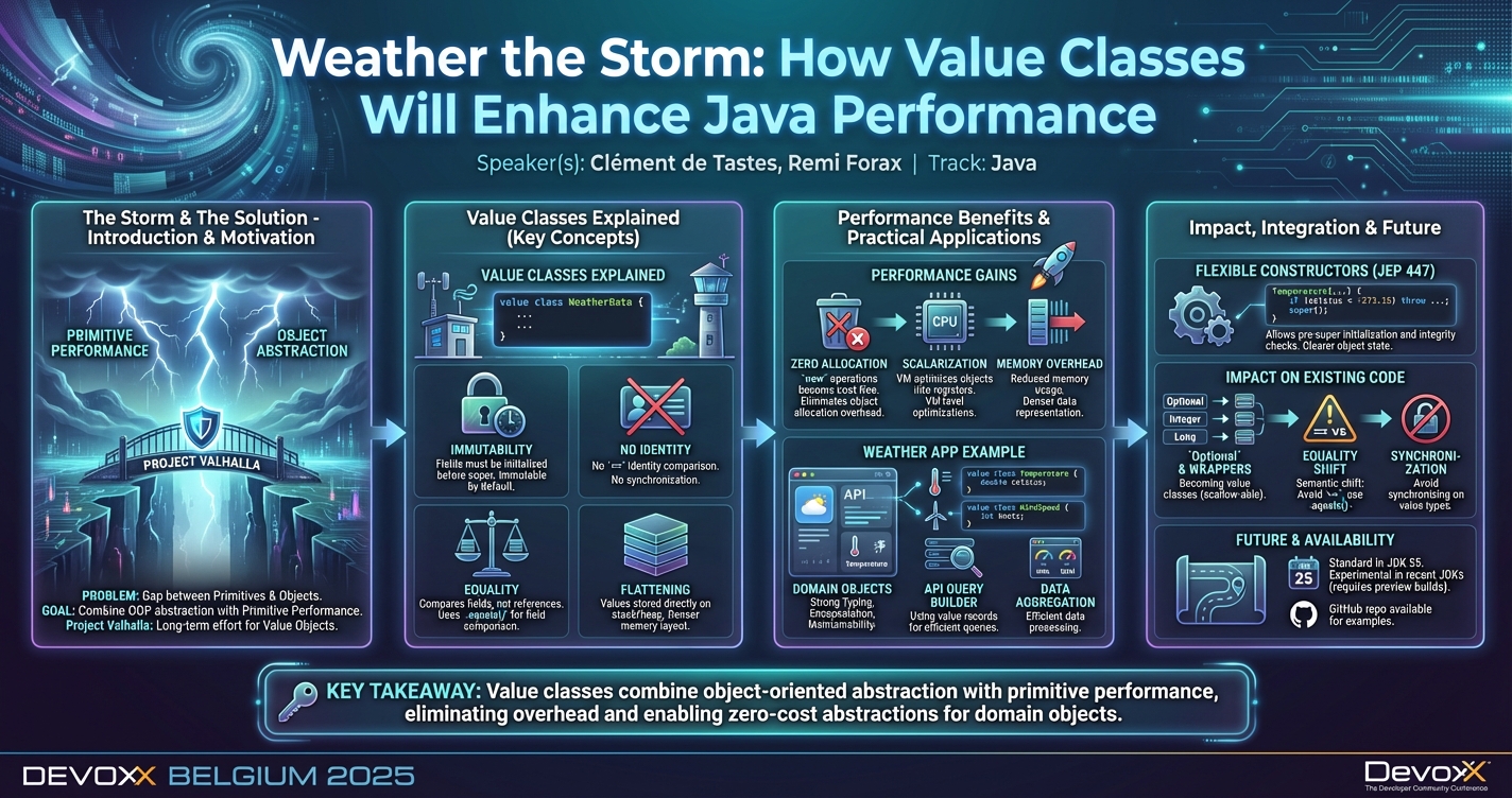 Weather the Storm: How Value Classes Will Enhance Java Performance infographic