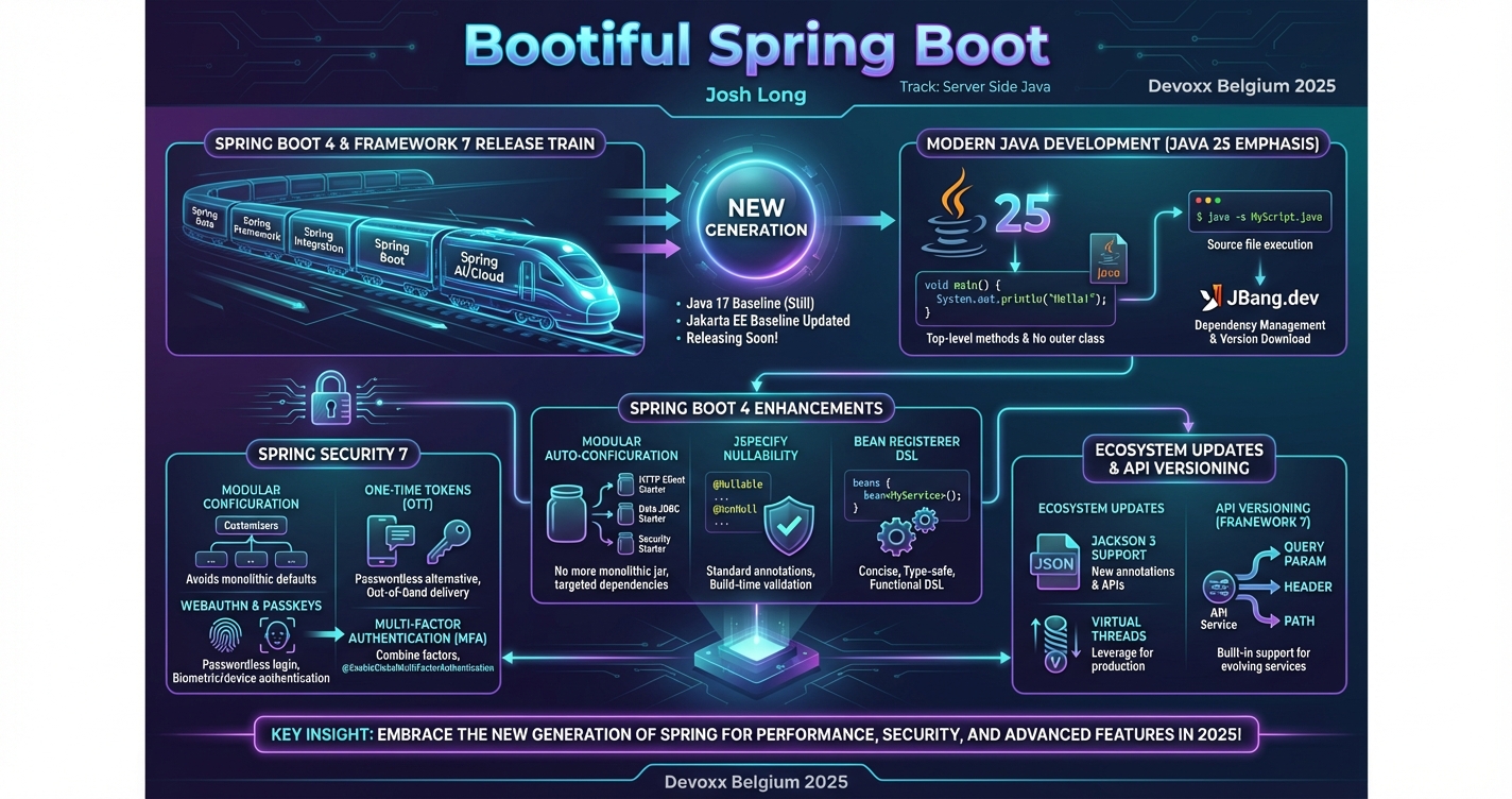 Bootiful Spring Boot infographic