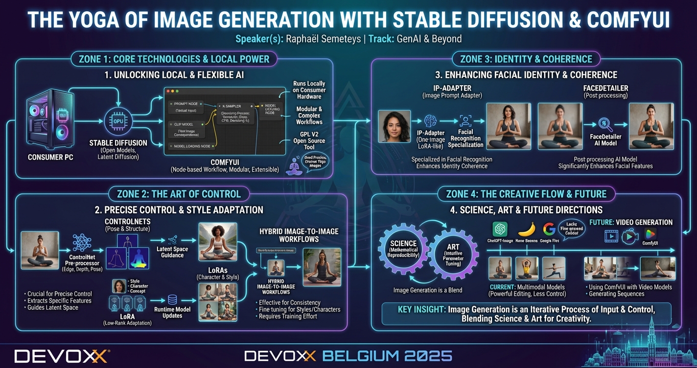 The Yoga of Image Generation with Stable Diffusion & ComfyUI infographic