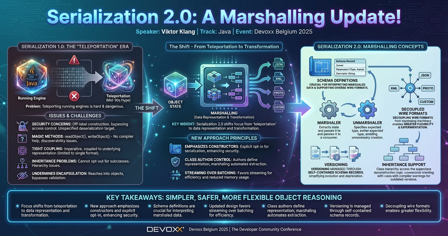 Serialization 2.0: A Marshalling Update! infographic