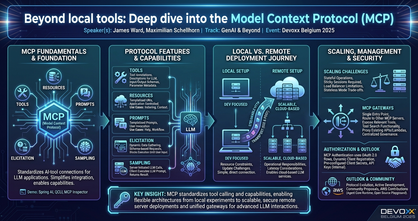 Beyond local tools: Deep dive into the Model Context Protocol (MCP) infographic