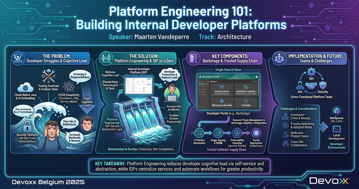 Platform Engineering 101: Building Internal Developer Platforms infographic