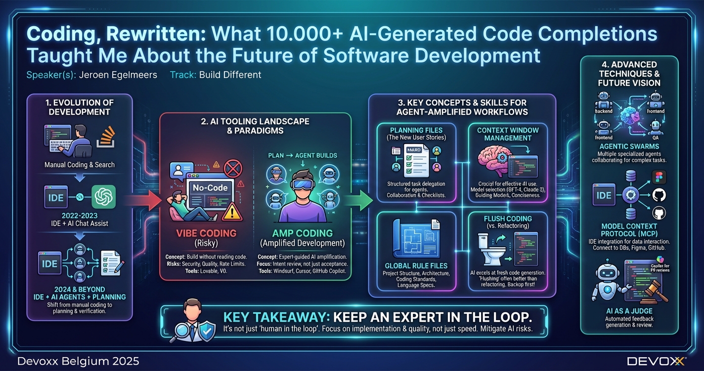 Coding, Rewritten: What 10.000+ AI-Generated Code Completions Taught Me About the Future of Software Development infographic