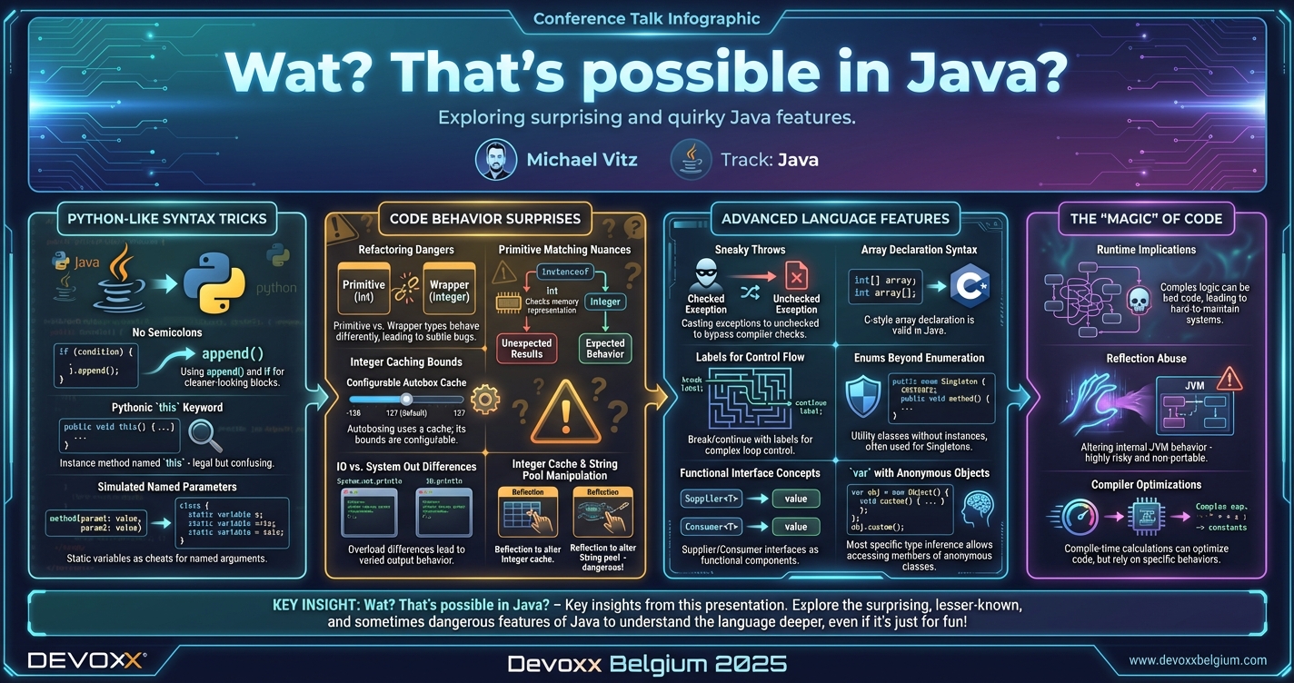 Wat? That’s possible in Java? infographic