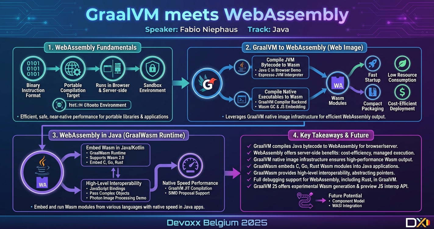 GraalVM meets WebAssembly infographic