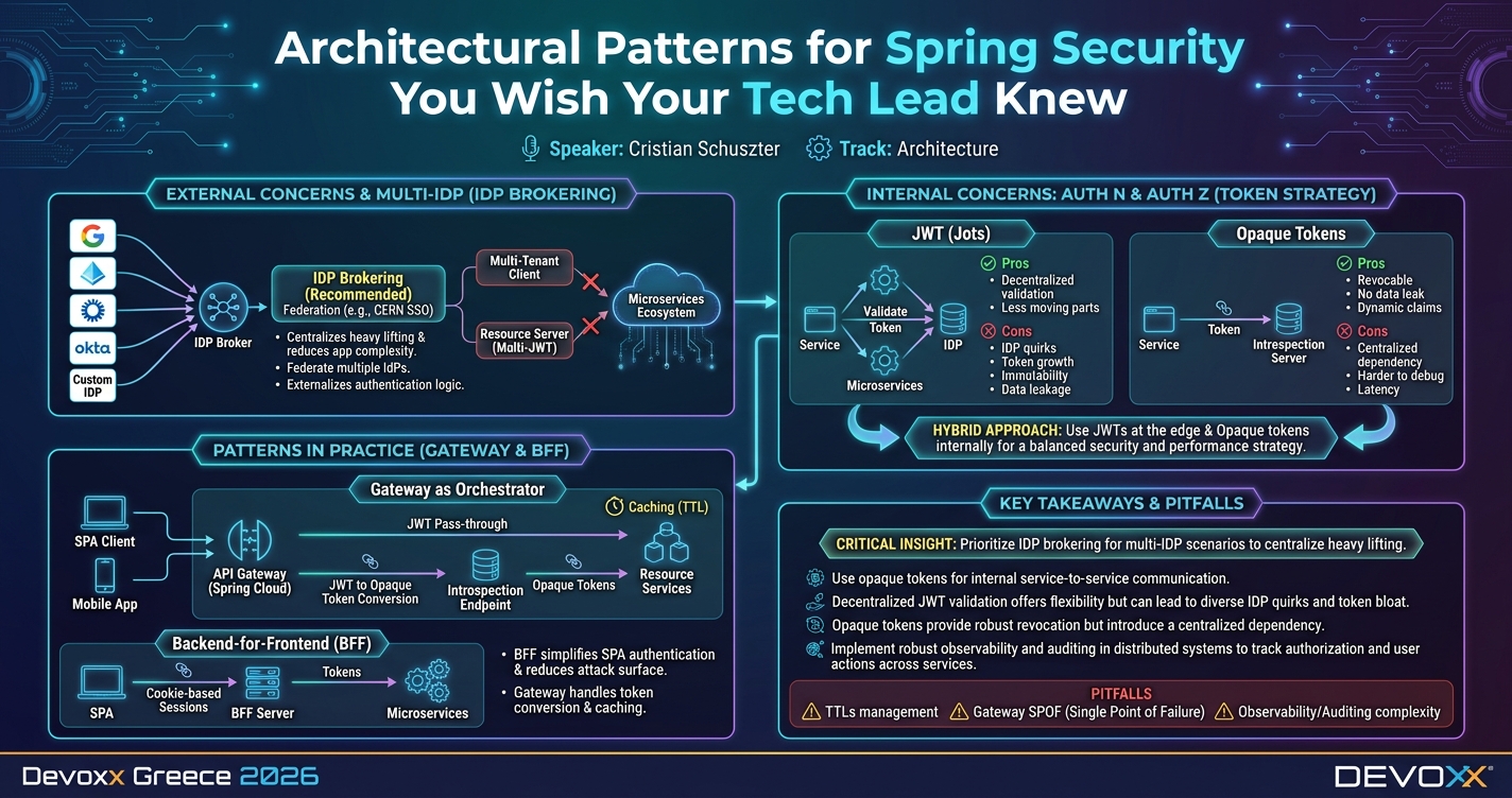 Architectural Patterns for Spring Security You Wish Your Tech Lead Knew infographic