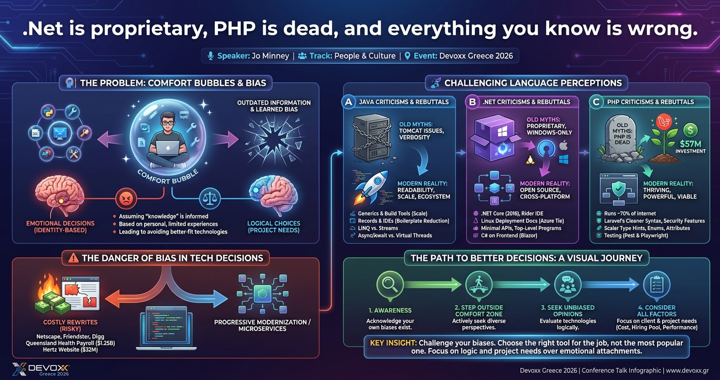 .Net is proprietary, PHP is dead, and everything you know is wrong. infographic