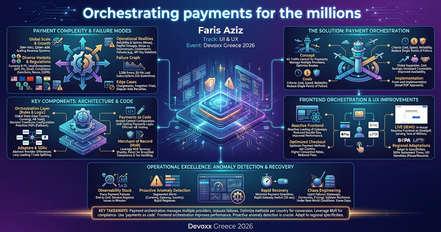 Orchestrating payments for the millions infographic