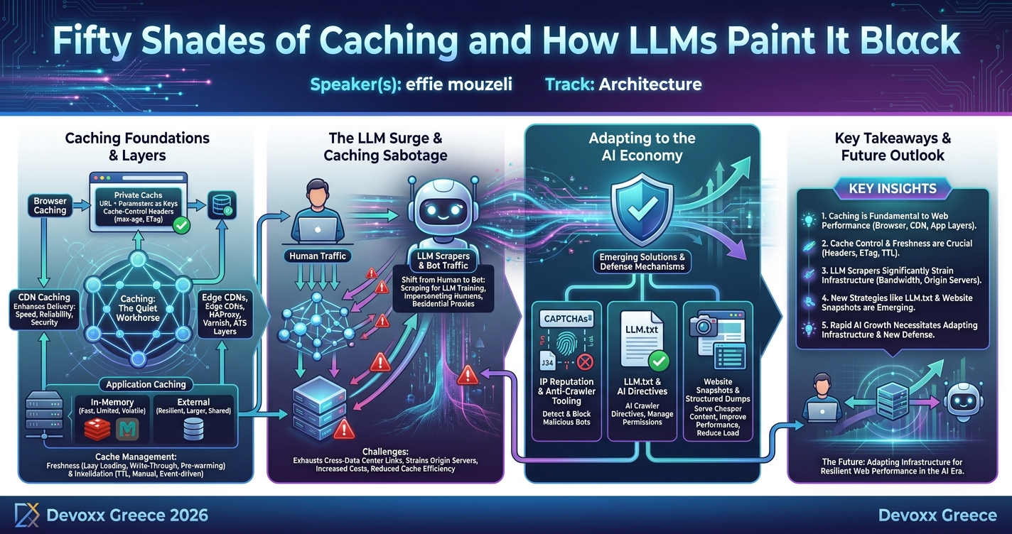 Fifty Shades of Caching and How LLMs Paint It Blαck infographic