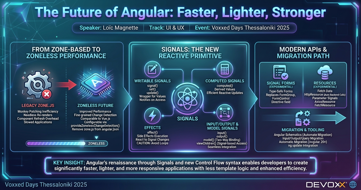 The Future of Angular: Faster, Lighter, Stronger infographic