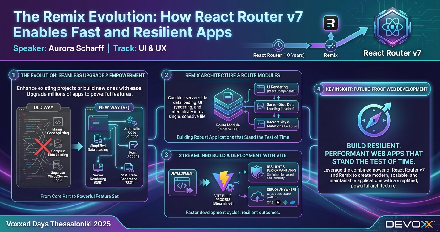 The Remix Evolution: How React Router v7 Enables Fast and Resilient Apps infographic
