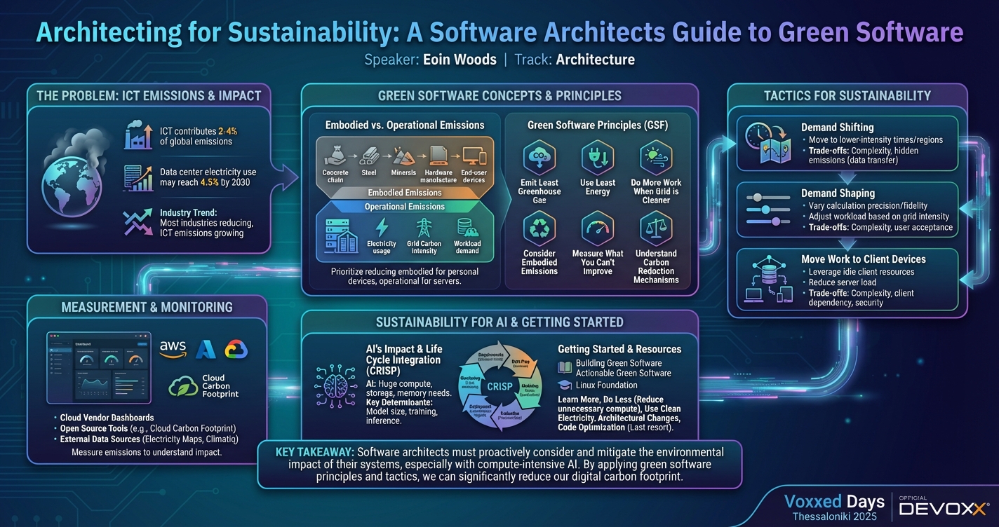 Architecting for Sustainability: A Software Architects Guide to Green Software infographic