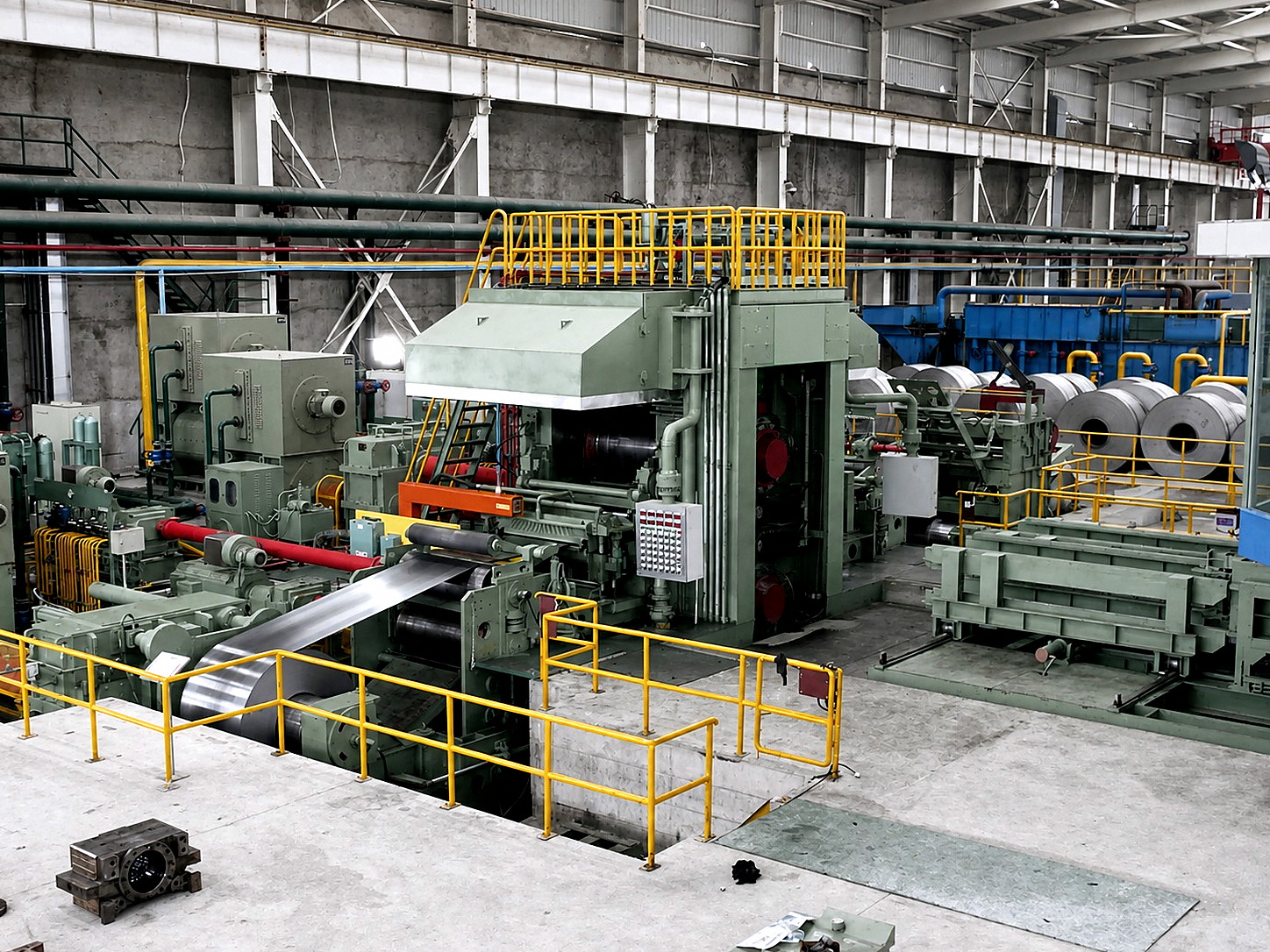4-high rolling mill line