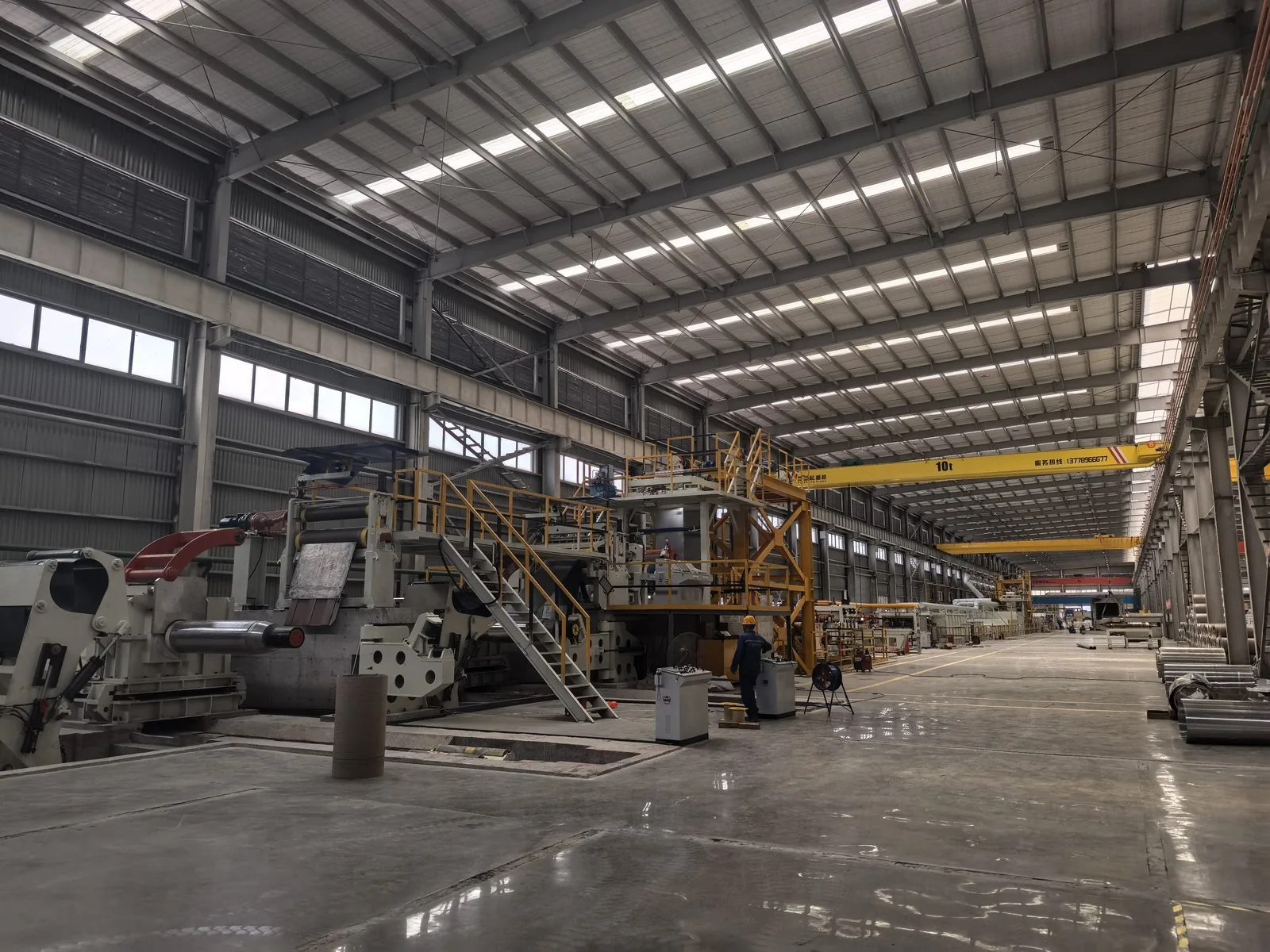 Continuous bright annealing production line