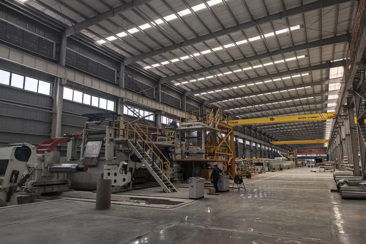Bright annealing strip production site