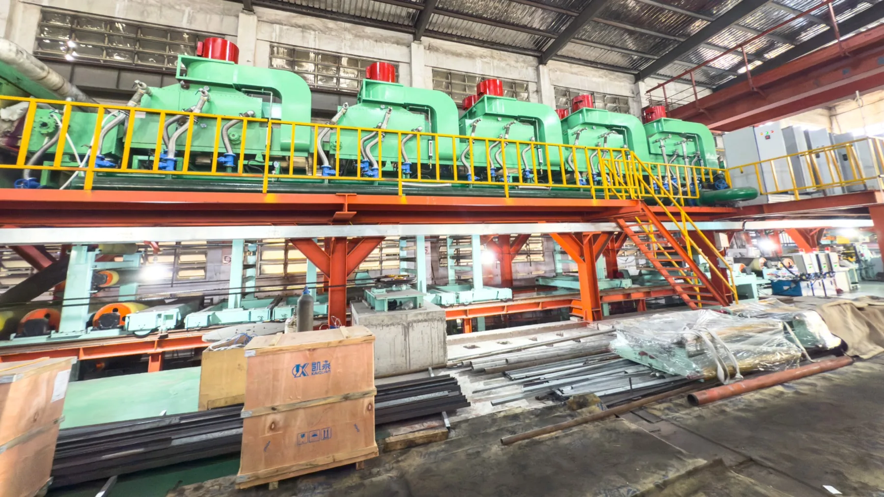 High-speed vertical looper bright annealing line