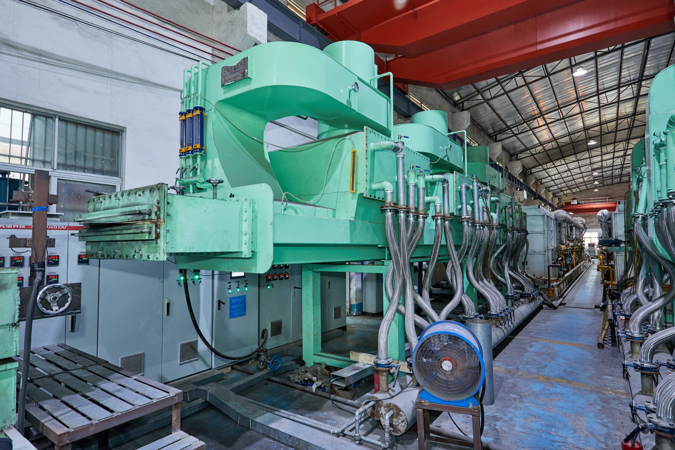 Aluminum bright annealing surface protection system