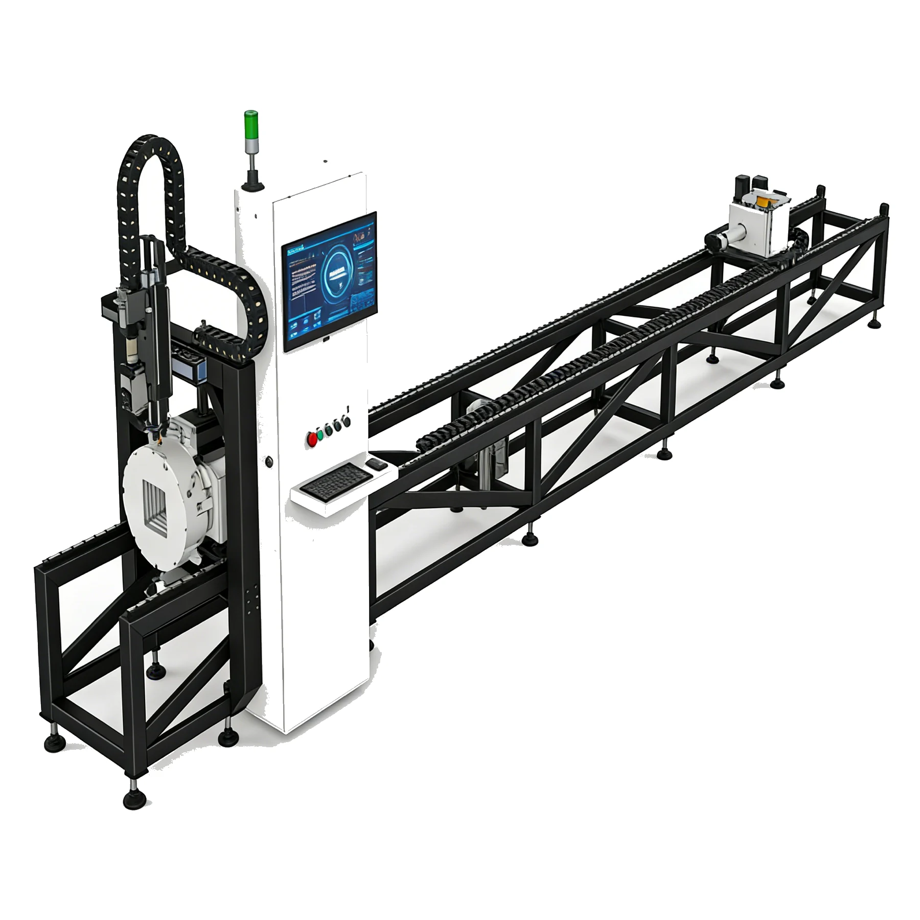 M Series compact fiber laser tube cutter