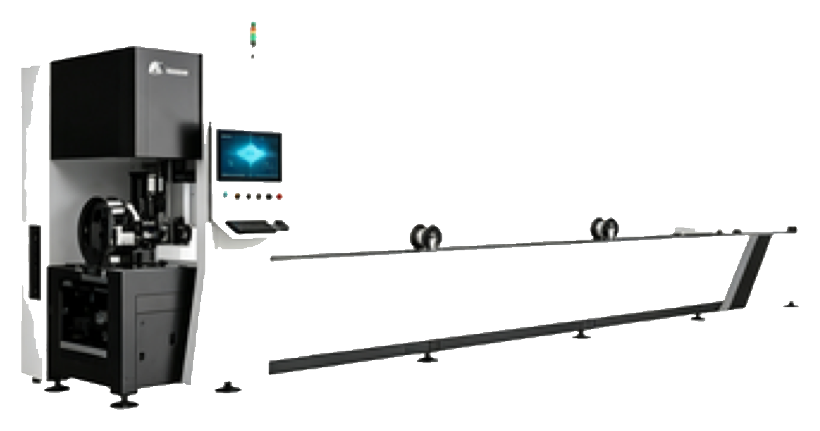 Liquid-cooling pipe laser cutting machine