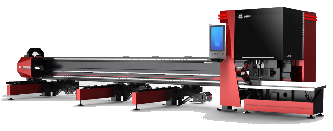 BNL B-NexBeam side-mounted tube laser cutting machine