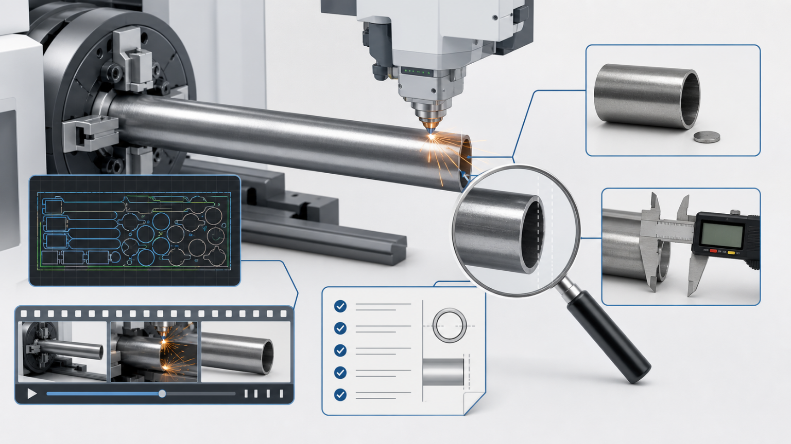 what public evidence can verify zero-tail tube cutting capability?